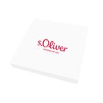 s.Oliver Kette mit Anhänger Edelstahl Herren Halsschmuck, 50+3 cm, Schwarz, Kommt in Schmuck Geschenk Box, 2027423