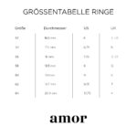 Amor Ring Edelstahl Unisex Damen Herren Ringe, Gold, Kommt in Schmuck Geschenk Box, 2037287
