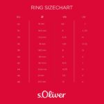 s.Oliver Ring 925 Sterling Silber Damen Ringe, mit Zirkonia synth., Silber, Infinity, Kommt in Schmuck Geschenk Box, 2034967