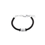 s.Oliver Kette mit Anhänger, Armband Edelstahl Jungen Kinder Halsschmuck, Armschmuck, Kreuz, Kommt in Schmuck Geschenk Box