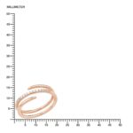 s.Oliver Damen-Ring 925 Silber teilvergoldet Zirkonia weiß Gr. 52 (16.6) – 2018616